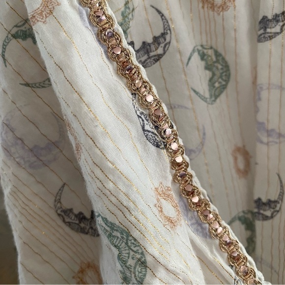 Velveteen Moon Star Print Frankie Embellished Boho Dress - Picture 9 of 16